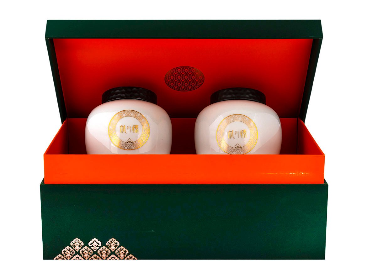 Dāvanu tējas komplekts (2 tējas kārbas) # 33452, porcelāns