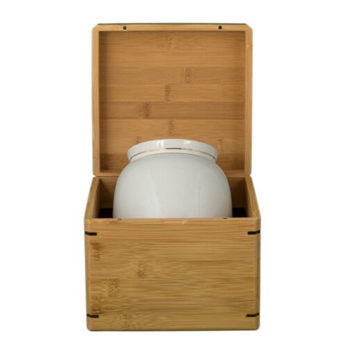 Teacaddy ar dāvanu kastīti # 33464, porcelāns