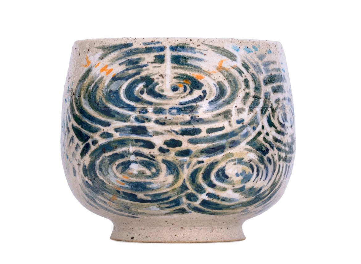 Krūzīte roku darbs Moychay 'Circles on the water' # 43859, keramika/roku apgleznojums, 94 ml.