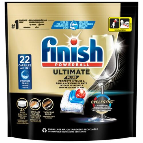 FINISH Ultimate Plus All in 1 Fresh trauku mazgāšanas kapsulas 22gab