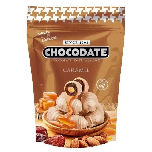 CHOCODATE Caramel, dateles šokolādē 90g