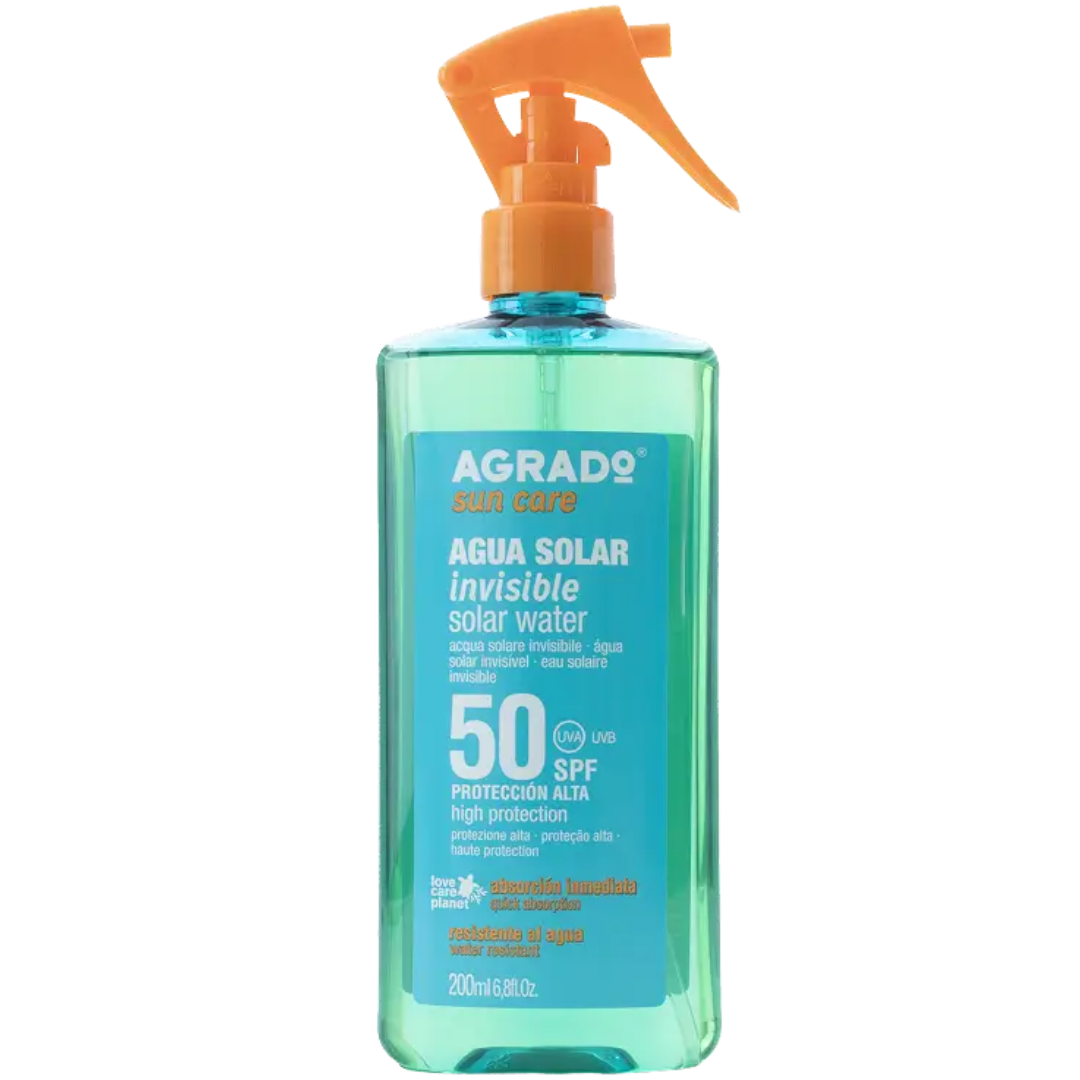AGRADO Solar Water saules aizsarglīdzeklis - sprejs ar SPF50 200ml