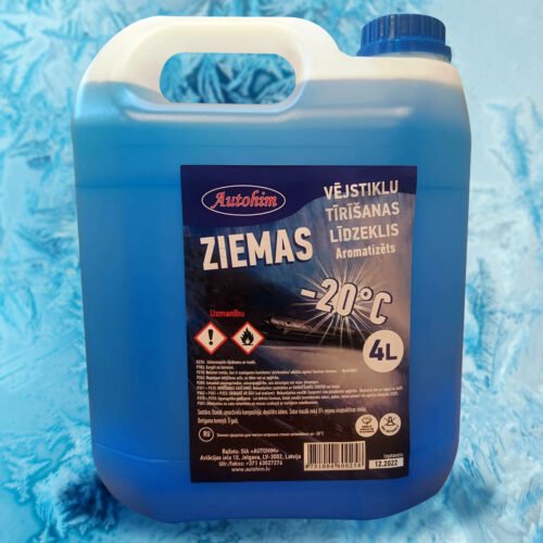 Autohim vējstiklu tīrīšanas līdzeklis, ziemas -20°C 4L