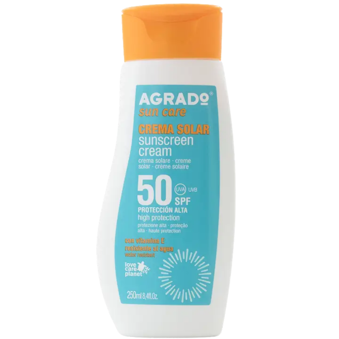 AGRADO saules aizsargkrēms ar SPF50 250ml