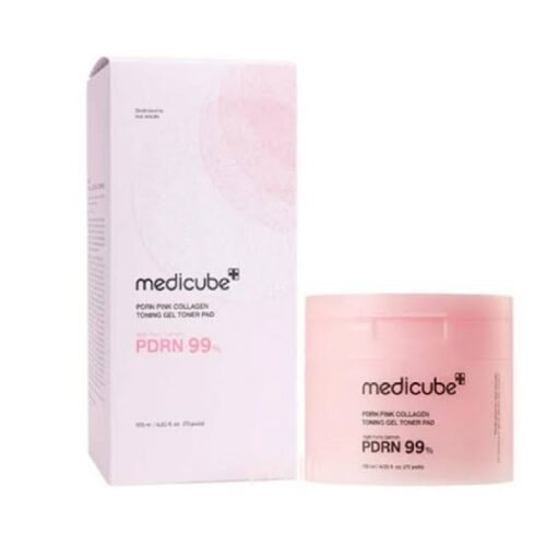 MEDICUBE PDRN Pink Collagen tonizējoši spilventiņi sejas ādas kopšanai ar kolagēnu 70gab 120ml
