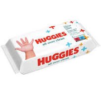 HUGGIES All Over Clean mitrās salvetes 56gab