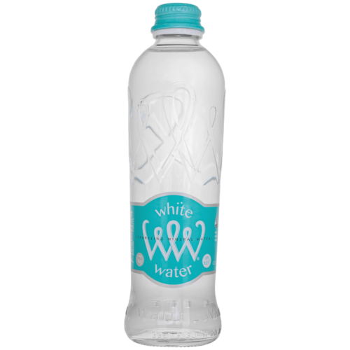 WHITE WATER Minerālūdens gāzēts stikla pudelē 330ml