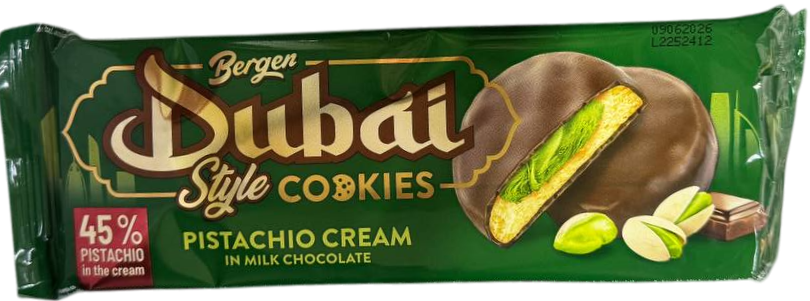 BERGEN Dubai Style cepumi ar Dubaijas šokolādes pildījumu 96g