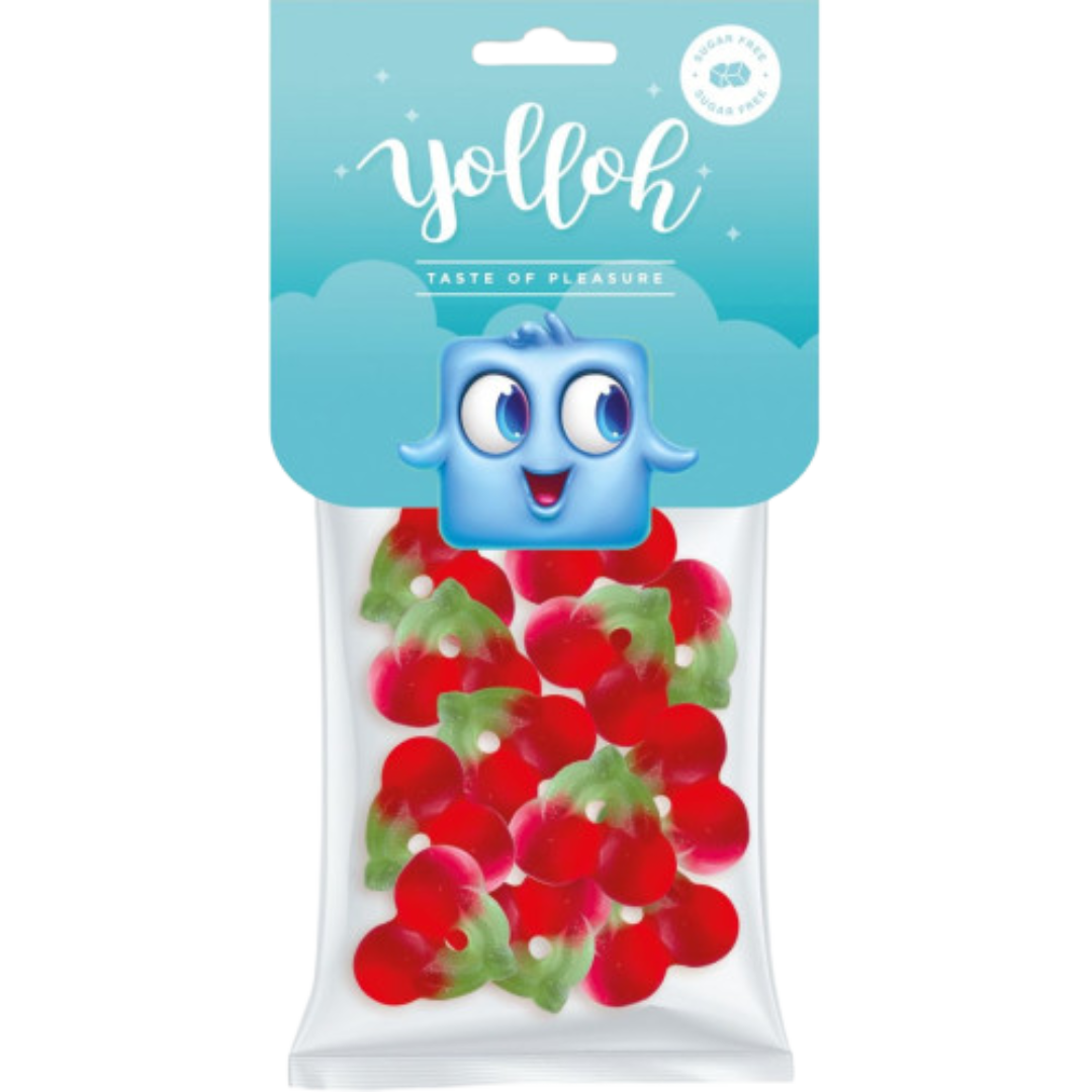 YOLLOH Cherries želejas konfektes (bez cukura)