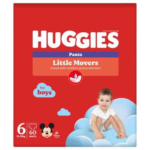 Huggies Pants Boy 6 (15-25kg) biksītes 60gb.