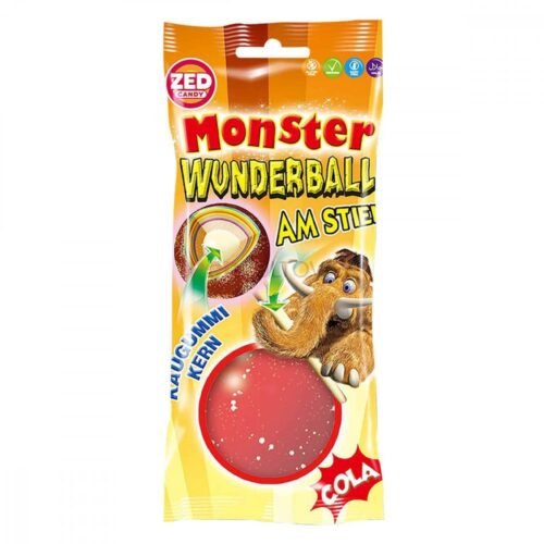 ZED Monster Wunderball Cola konfekte ar košļājamo gumiju 60g