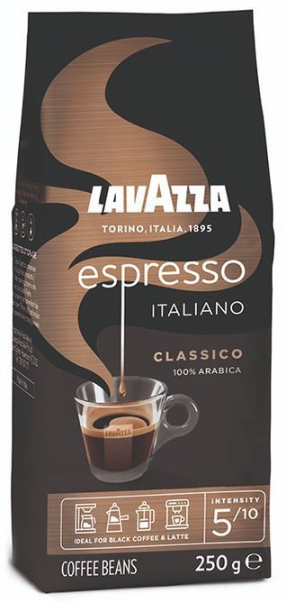 Lavazza Caffe Espresso kafijas pupiņas 250g