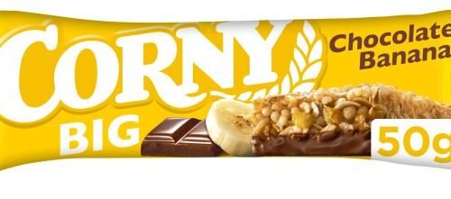 CORNY BIG šokolādes-banānu musli batoniņš 50g