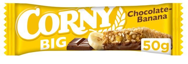 CORNY BIG šokolādes-banānu musli batoniņš 50g