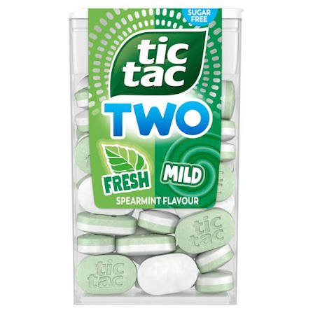TIC TAC Two Fresh&Mild dražejas 38,5 g