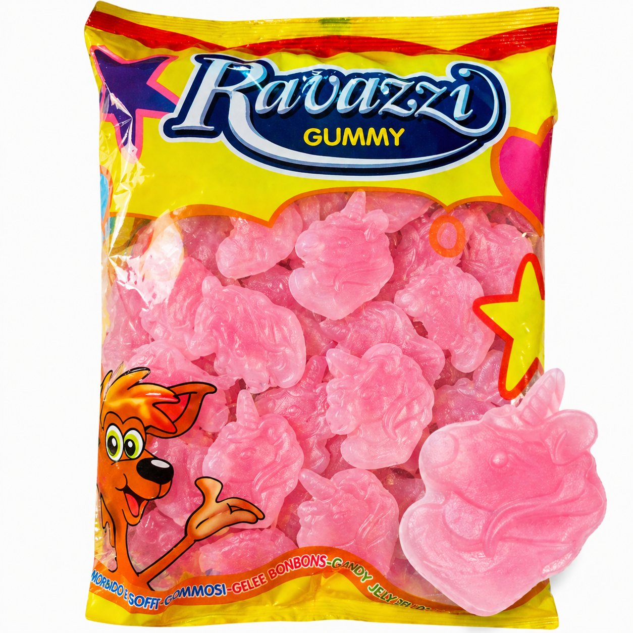 RAVAZZI Unicorn fruit želejas konfektes 1000g
