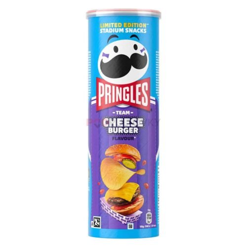 PRINGLES Cheese Burger čipsi 165g