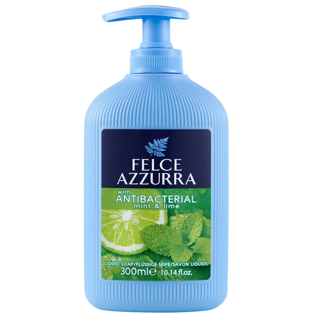FELCE AZZURRA Mint & Lime antibakteriālas šķidrās ziepes 300ml