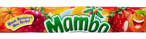 Mamba košļājamās konfektes ar augļu un ogu garšām 106g (4x26,5g)