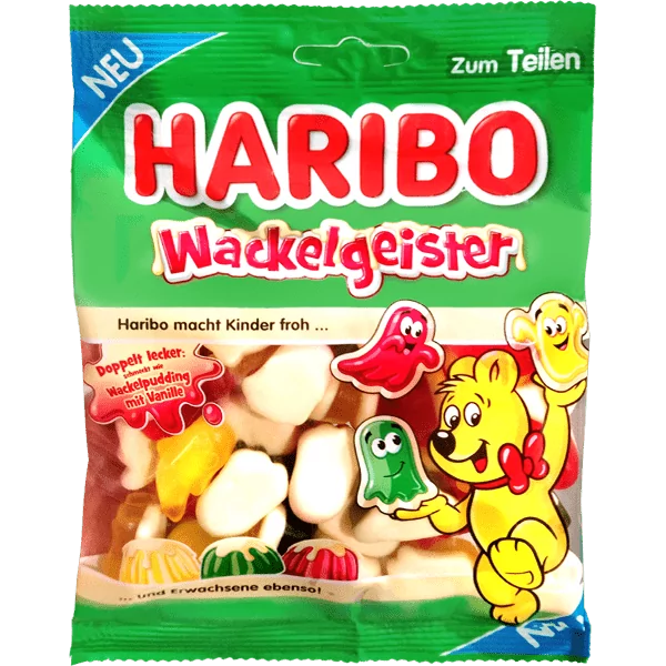 Haribo Wackelgeister želejas konfektes 160g