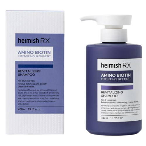 HEIMISH RX Amino atjaunojošs šampūns ar biotīnu 400ml