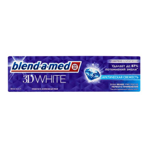 BLEND-A-MED 3D White Arctic Freshness Mint zobu pasta 100ml