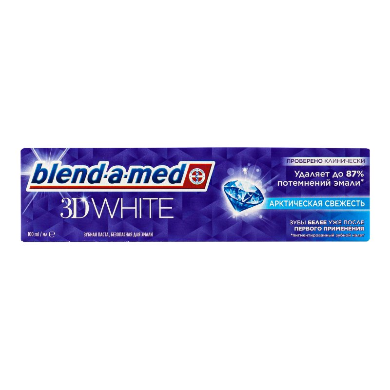 BLEND-A-MED 3D White Arctic Freshness Mint zobu pasta 100ml