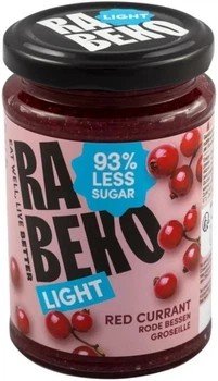 RABEKO Red Currant mazkaloriju ievārījums 230 g