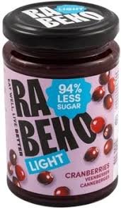 RABEKO Cranberries mazkaloriju ievārījums 230 g