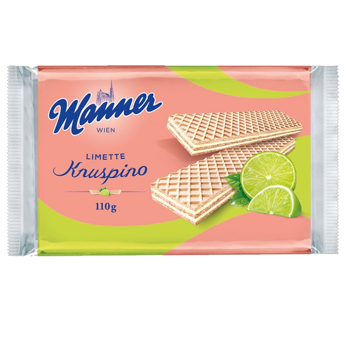 MANNER Knuspino vafeles ar laima krēmu 110 g