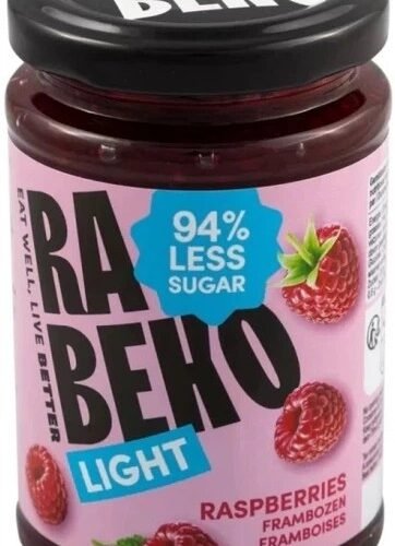 RABEKO Raspberries mazkaloriju ievārījums 230 g