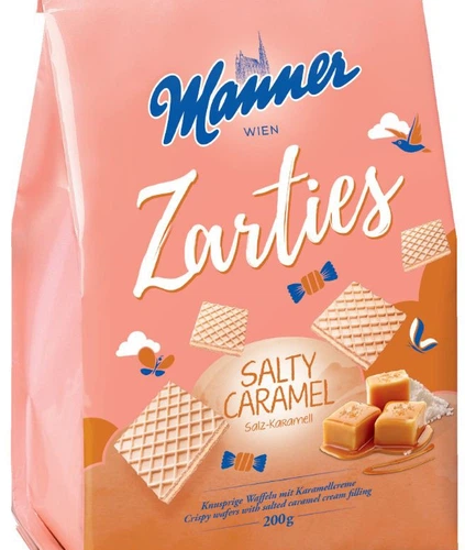 MANNER Zarties Salty Caramel vafeles 200 g