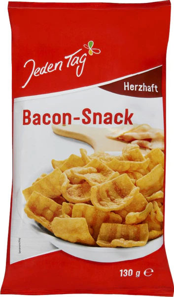 JEDEN TAG kviešu uzkodas "Bacon snack" 130g