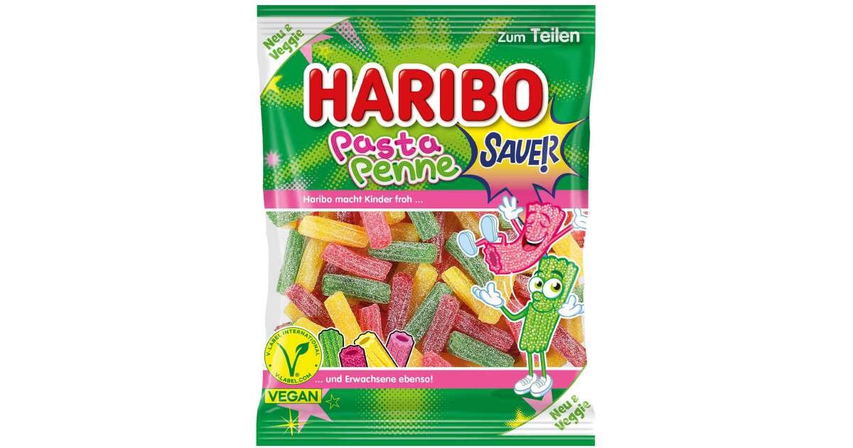 HARIBO Pasta Penne Sour želejas konfektes 160g