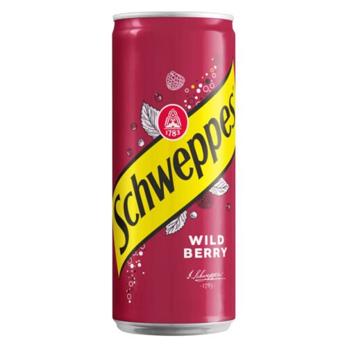 SCHWEPPES Wild Berry, bundžā 330ml