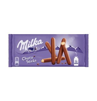 Milka cepumu nūjiņas ar piena šokolādes glazūru 112g