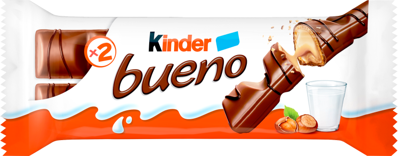 KINDER Bueno piena šokolādes batoniņš 43g