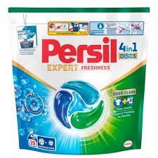 PERSIL Discs 4in1 Expert Freshness veļas mazgāšanas kapsulas 19gab