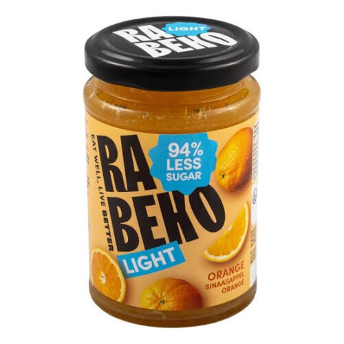 RABEKO Orange mazkaloriju ievārījums 230 g