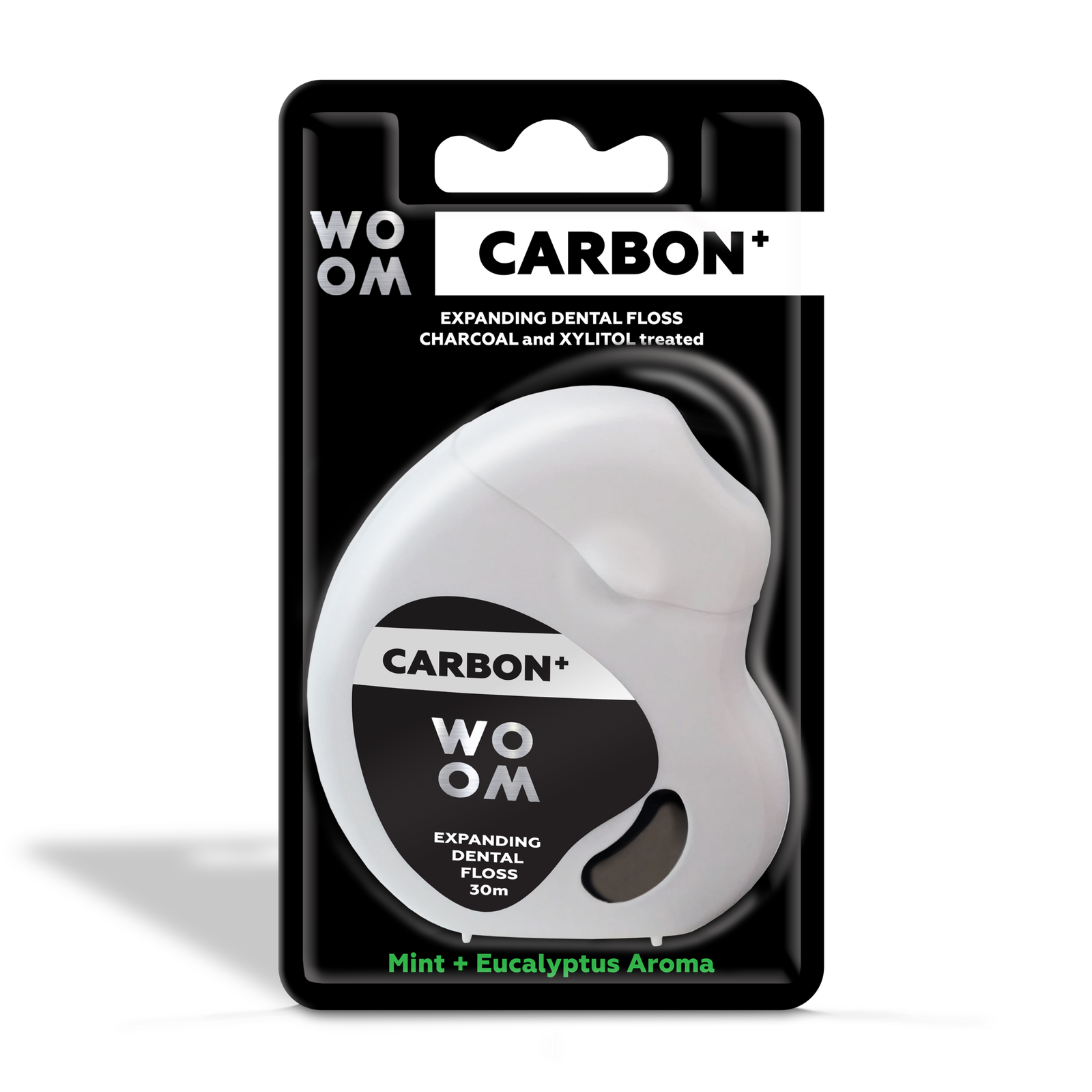 WOOM Carbon zobu diegs 30m