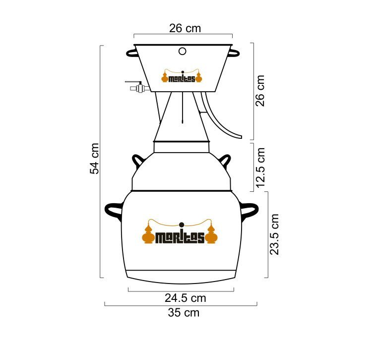 10 Liters Steam Alquitara GAS COMPLETE - Image 9