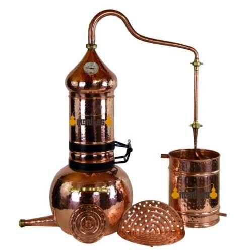 20 Liters Rotating Column Alembic + Thermometer + Separation Grids
