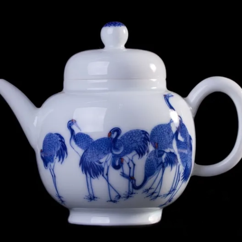 Tējkanna # 26235, Jingdezhen porcelāns, roku apgleznošana, 240 ml.