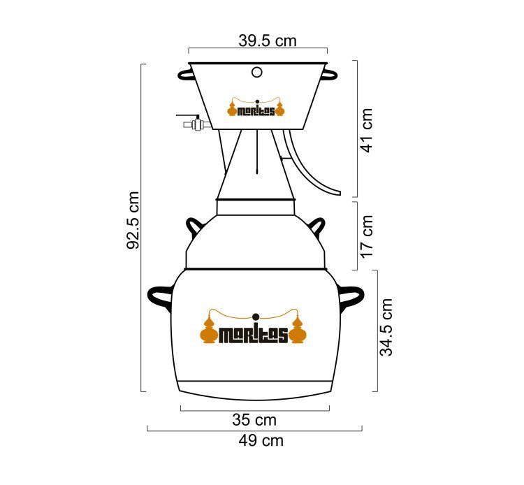 30 Liters Steam Alquitara GAS COMPLETE - Image 6