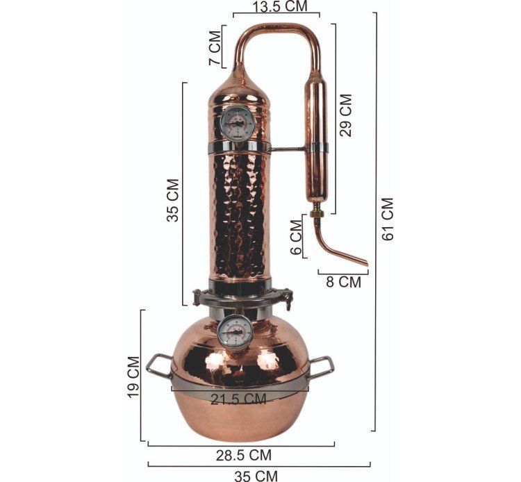 5 Liters Multifunctional Alembic - Image 4
