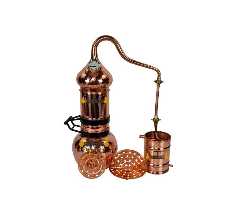 3 Liters Rotating Column Alembic + Thermometer + Separation Grids - Image 13