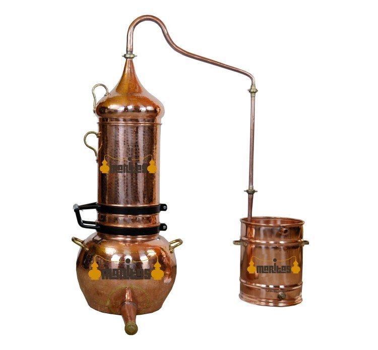 10 Liters Rotating Column Alembic + Thermometer + Separation Grids - Image 22
