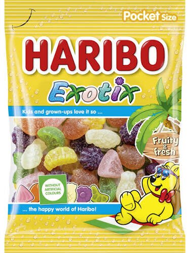 HARIBO Exotix želejas konfektes 100g