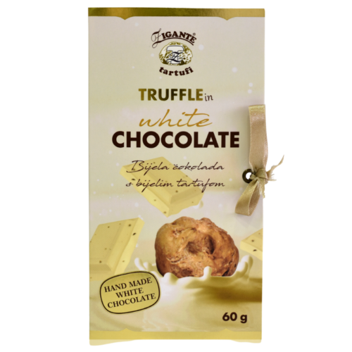 ZIGANTE Baltās šokolādes tāfelīte ar baltajām trifelēm 60 g