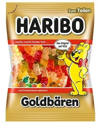 Haribo Goldbaren želejas konfektes 175g